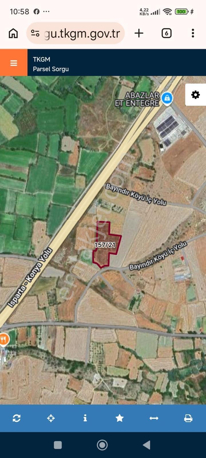  Satılık Elma Bahçesi Konya/ Beyşehir / Bayındır Mahallesi - Görsel 7