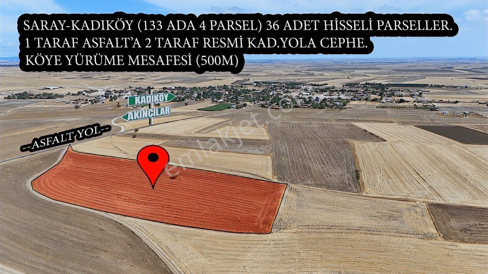 Tekirdağ Saray Kadıköy 1.473 M² Tarladan Hisse Asfalta Cepheli - Görsel 3