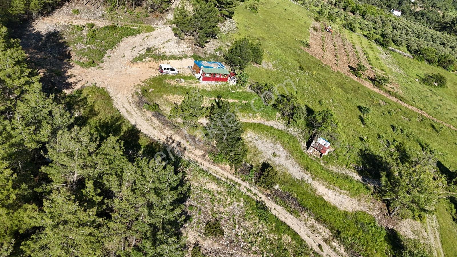 Muğla Akçaova'da İçinde Prefabrik Evi Olan Satılık Tarla - Görsel 9