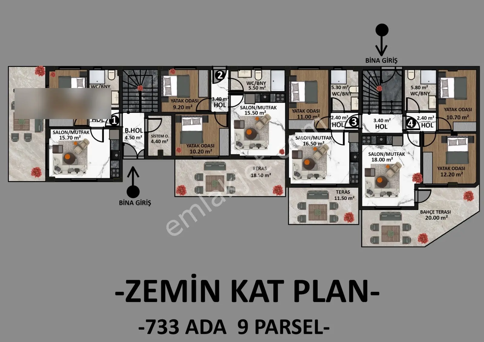 Didim Akyeniköy'de Projeden Satılık Daireler - Görsel 7