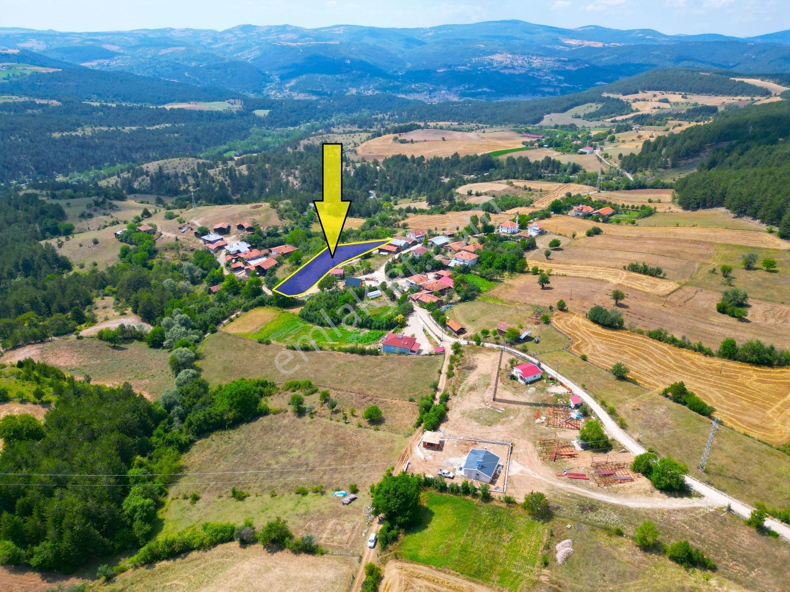 █ Garanti Emlak'tan, Merkeze 10 Km, 3 Villalık, İmarlı Arsa █ - Görsel 3