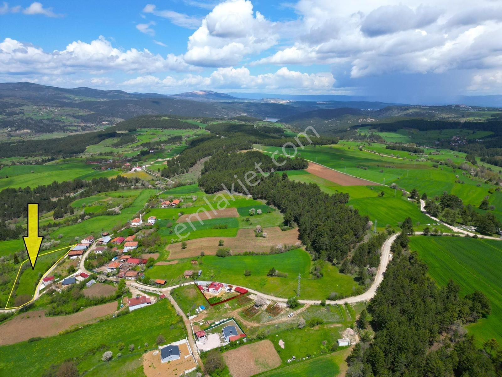 █ Garanti Emlak'tan, Merkeze 10 Km, 3 Villalık, İmarlı Arsa █ - Görsel 2