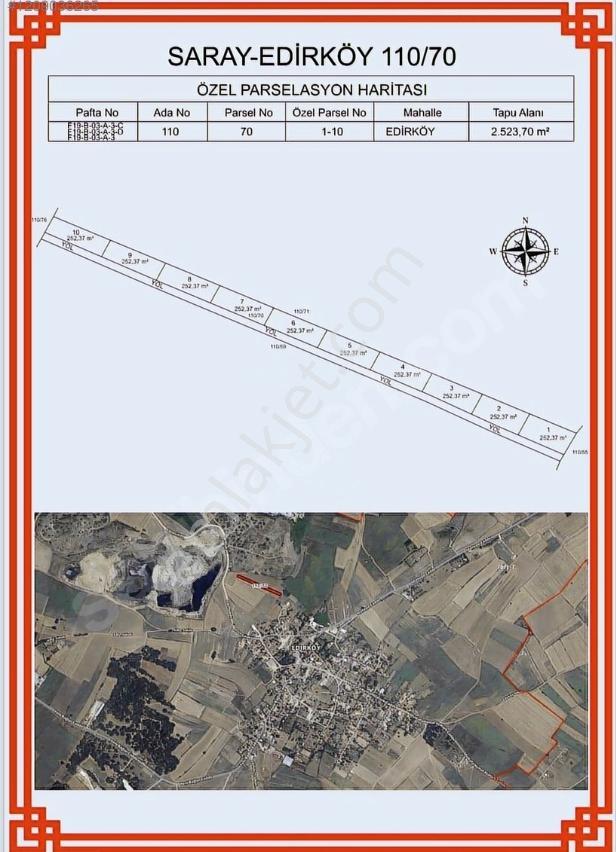 Edirköy Mahallesi Kupon 504 M2 Parsel Uygun Fiyat - Görsel 5