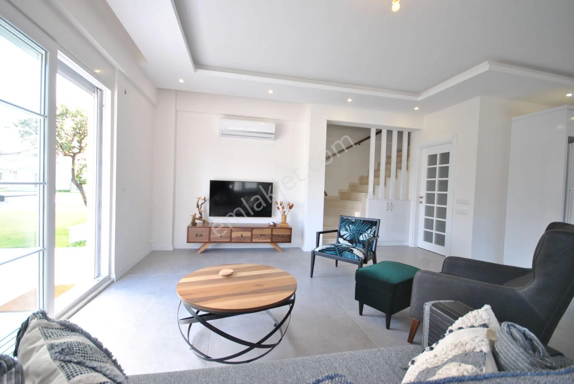 Kemerde Büyük Havuzlu Ve Full Eşyalı Satılık 2+1 İkiz Villa - Görsel 5