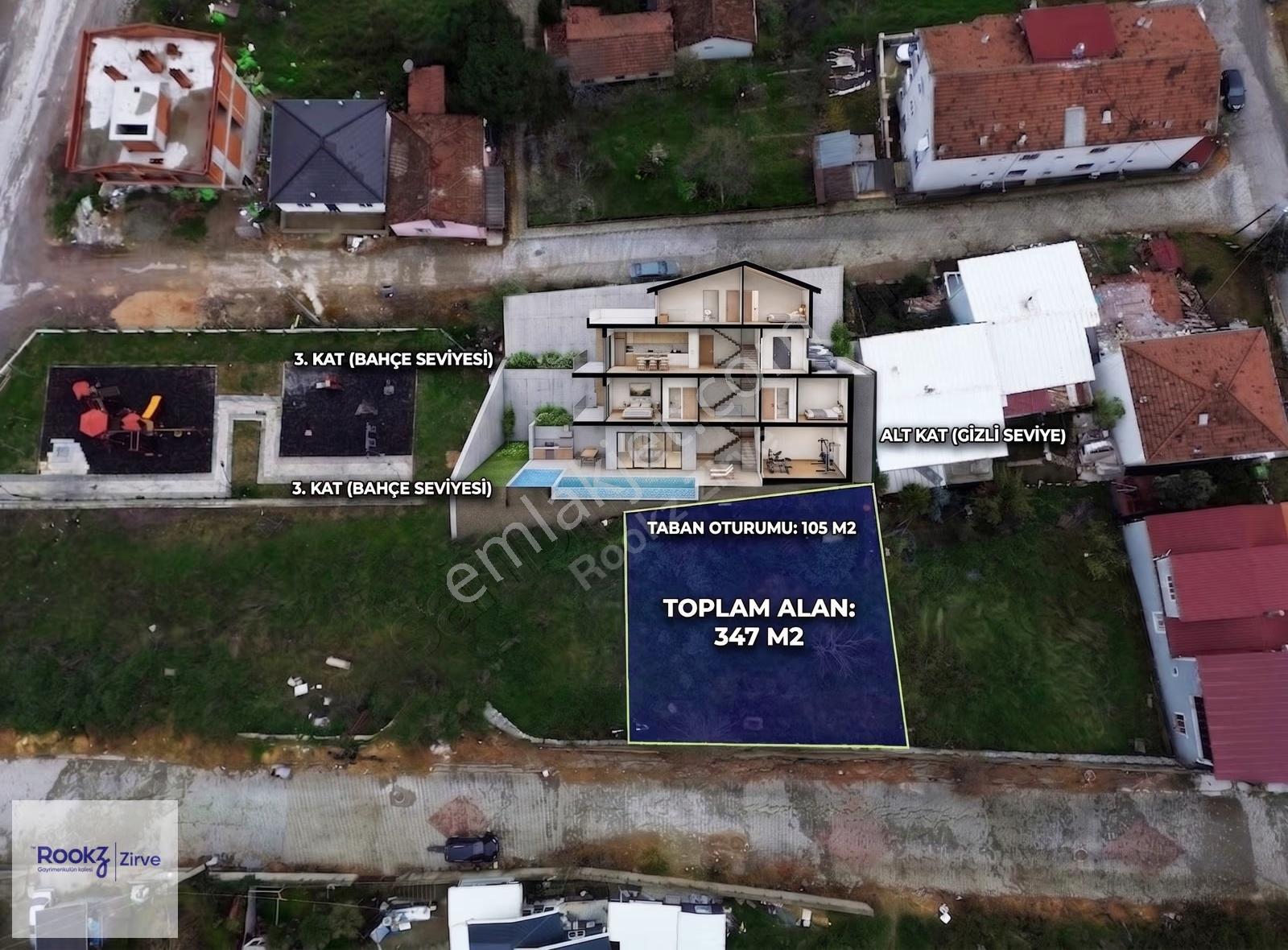 Yalova Merkezde Deniz Manzaralı 3 Kat İmarlı Satılık Arsa - Görsel 4