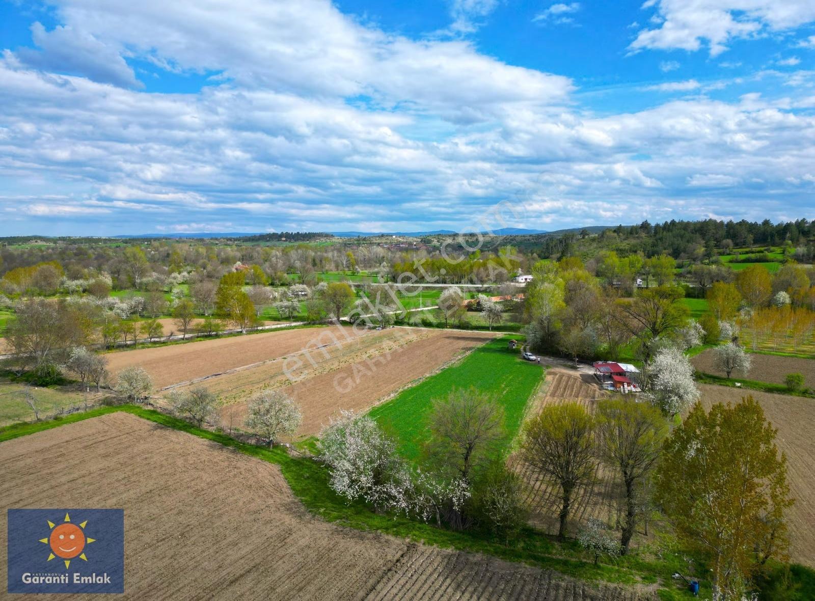 Garanti Emlak'tan, Taşköprü Yolu, Merkeze 10 Km, 3.420 M² Bahçe.