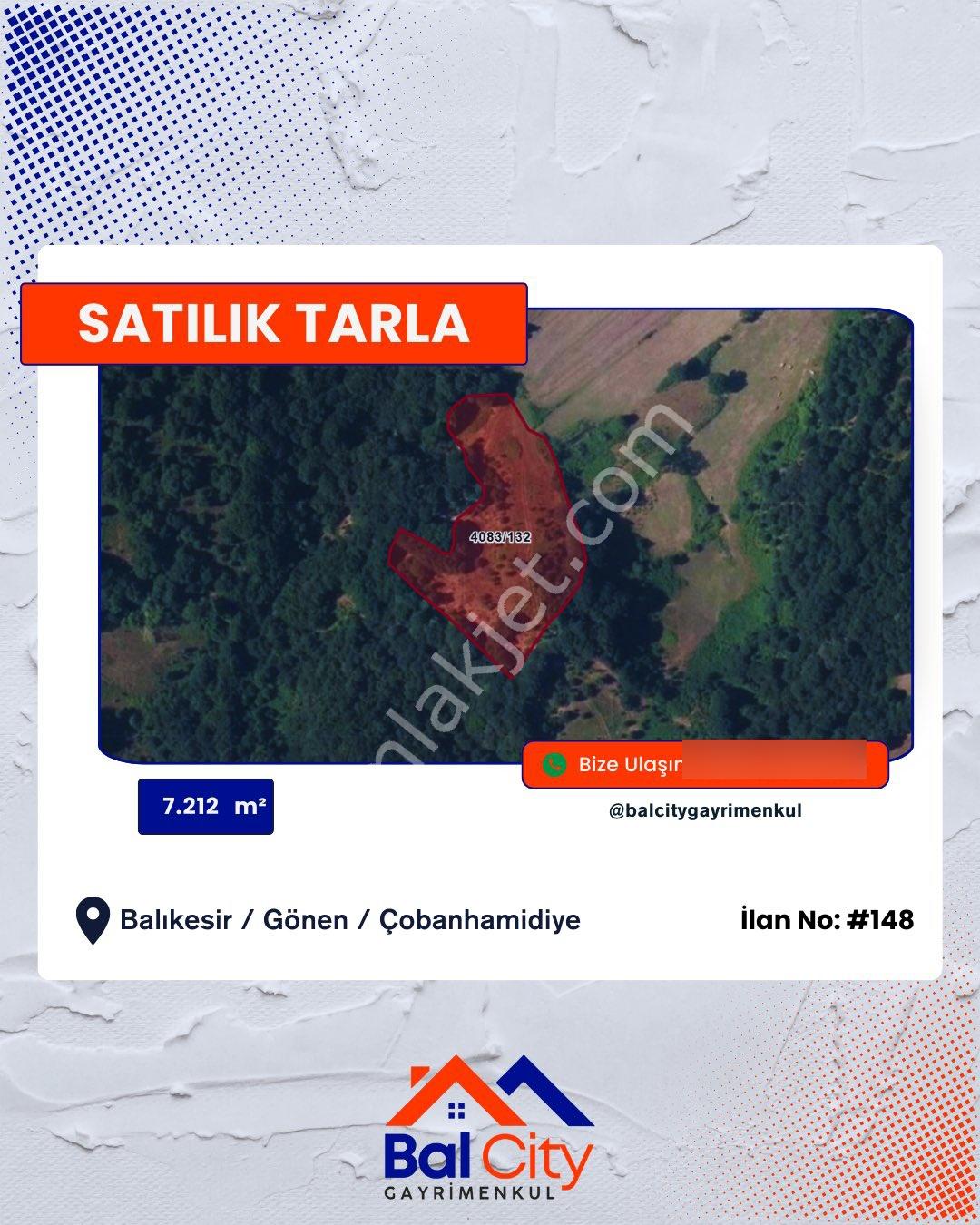 Balcity - Gönen Çobanhamidiye Köyünde 7.212 M2 Resmi Yola Cephe Tarla - Görsel 15
