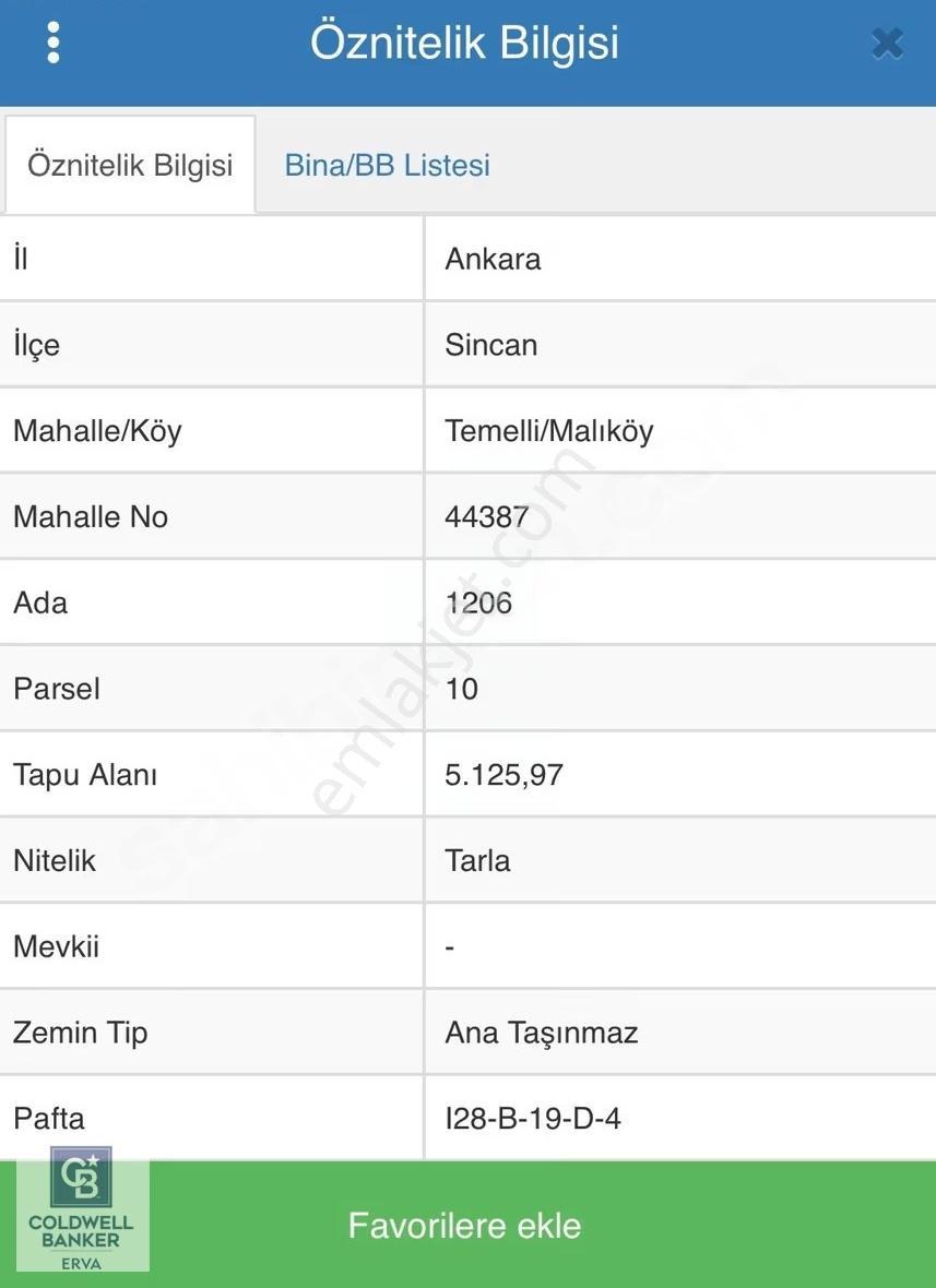 Sincan Malıköy De Sanayi İmarı Sınırında Kök Tapu Satılık Tarla - Görsel 2