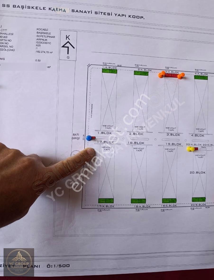 Başiskele Sanayi Sitesinde Satılık Çift Atalye
