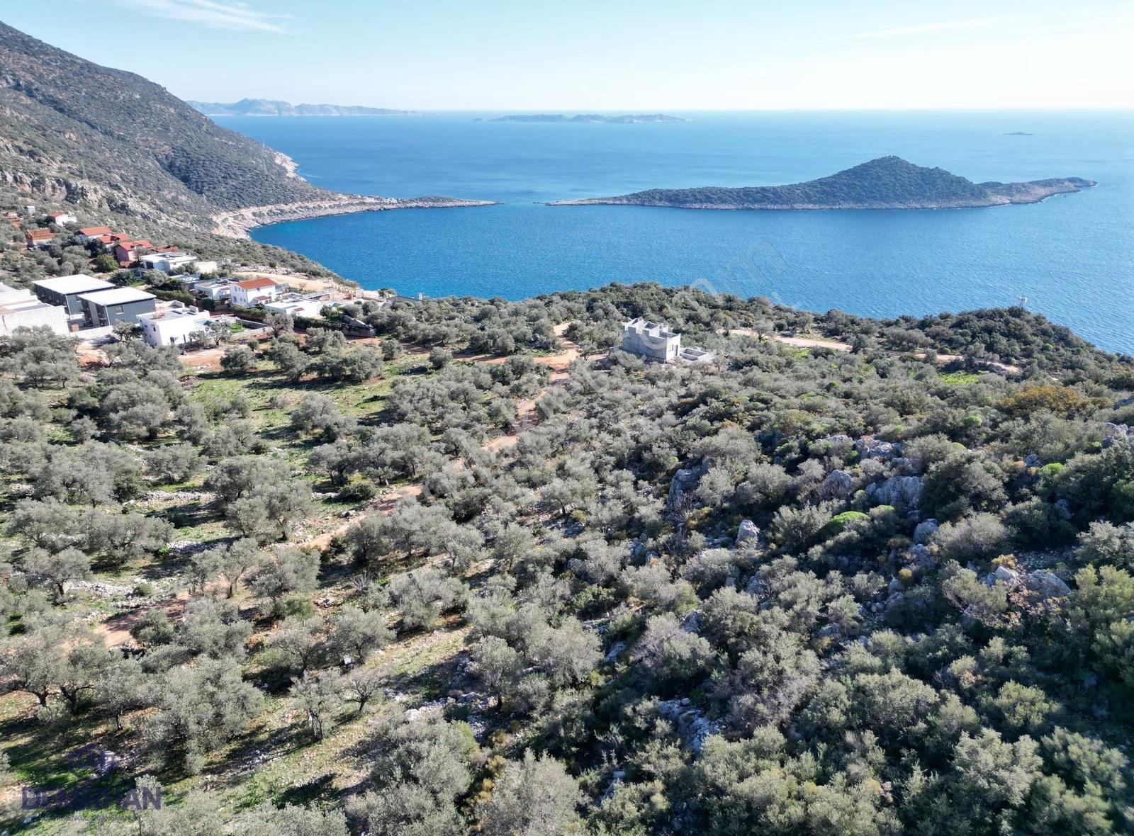Kalkan, Kaputaş Plajı Üstünde Manzaralı Parsel - Görsel 2