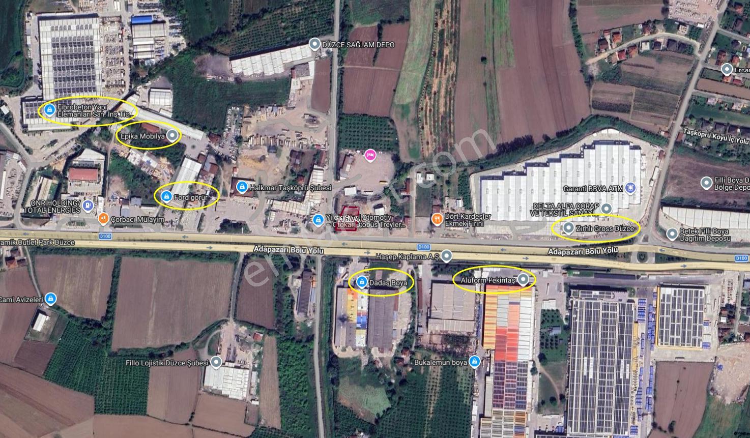 Çerkez Taşköprü’de D-100 Karayoluna Cepheli 1312 M² Ticari + Konut İmarlı Satılık Arsa - Görsel 11