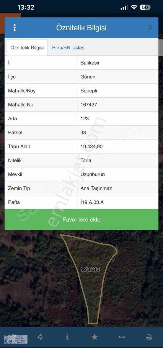 Balıkesir Gönen'de''fırsat Müstakil Arazi'' Yola Cephe 10.435 M2 - Görsel 3