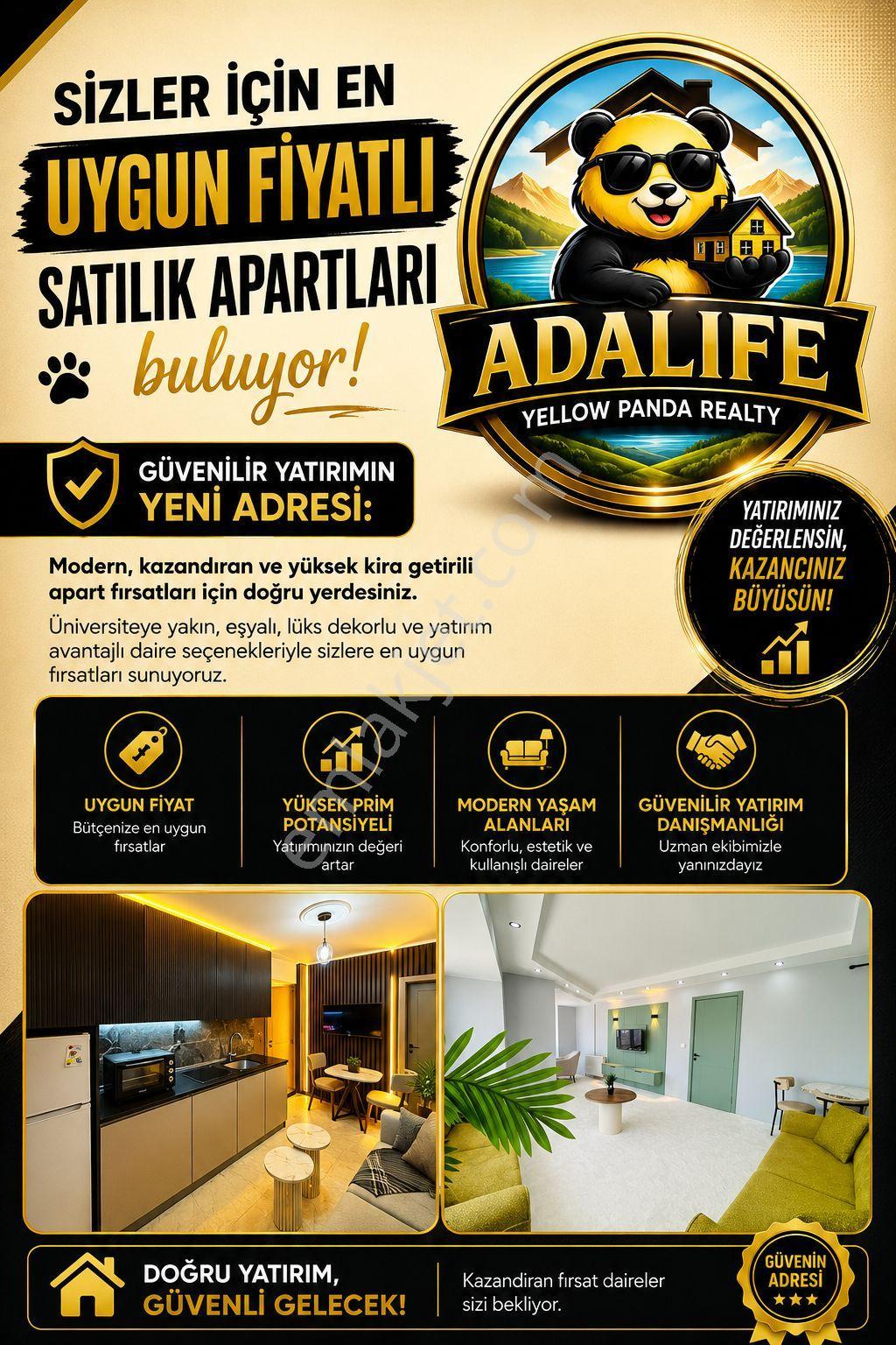 Paü ‘ Ye Yakın Ayrı İki Tane Kira Getirili Lüx Satılık Tek Tapu Çift Apart - Görsel 26