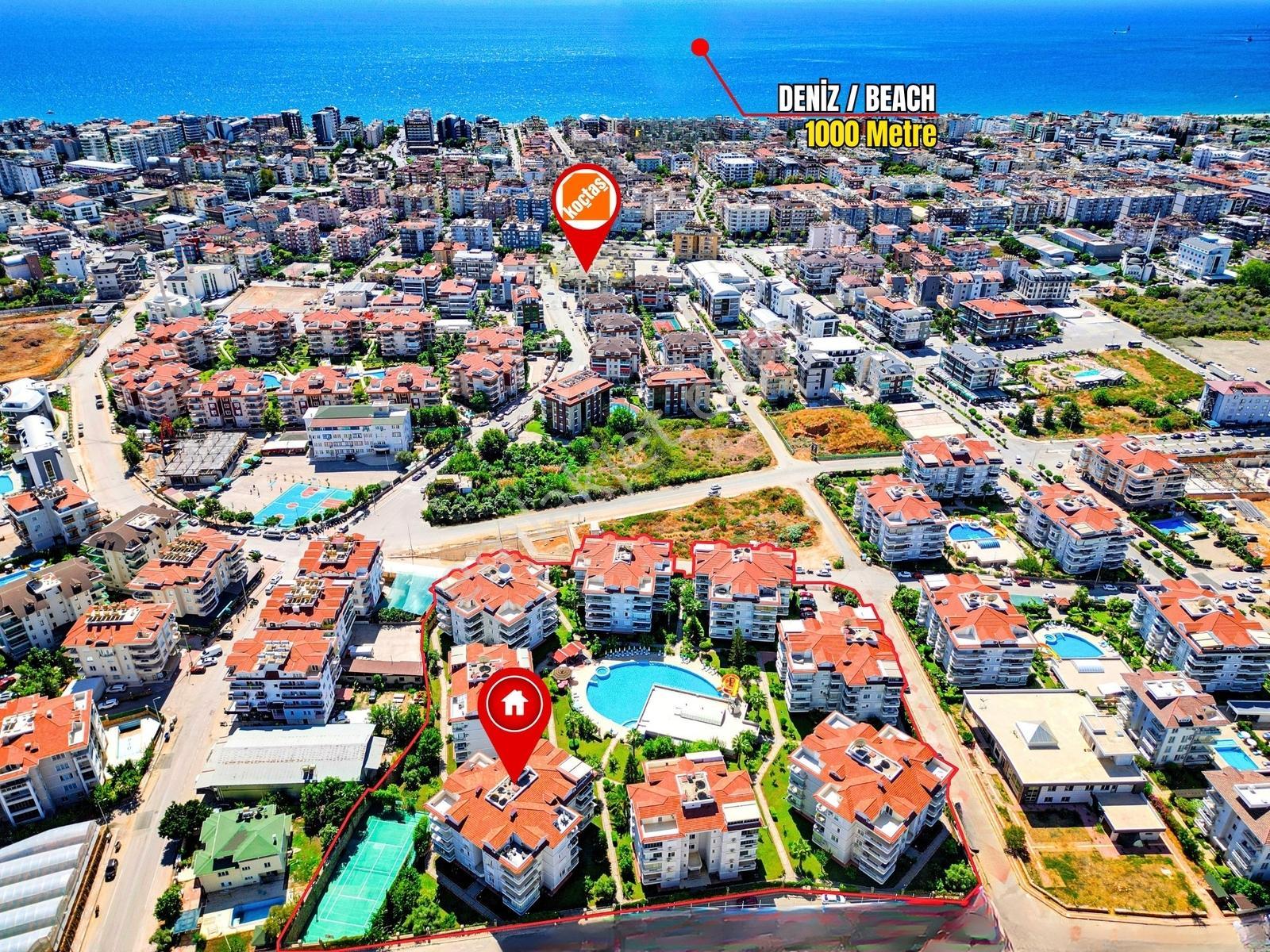 Oba'da Alkü'ye 150 Metre Mesafede Satılık 2+1 Eşyalı Daire - Görsel 20