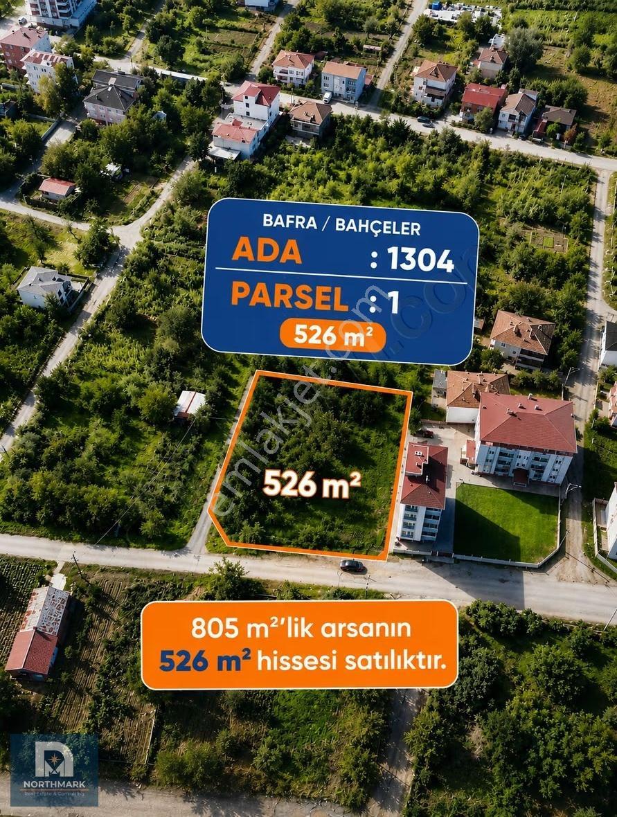Northmark'tan Bafra Merkezde Yatırımlık 526 M² Hisseli Arsa