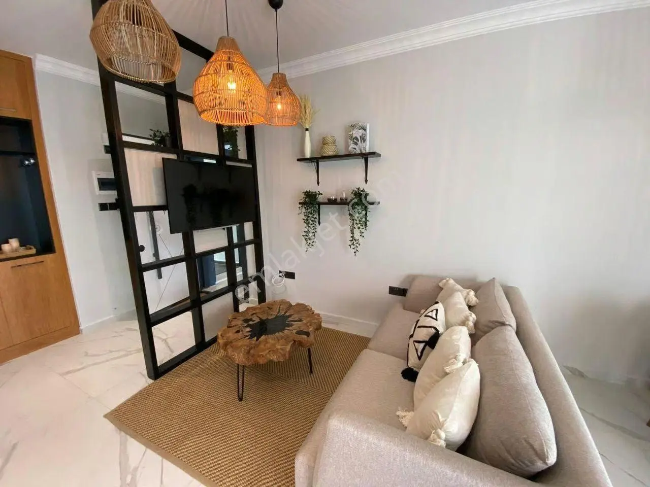 Girne Karaoglanda - Elite Site İcerisinde 1+1 Bahce Kat Daire - Görsel 5