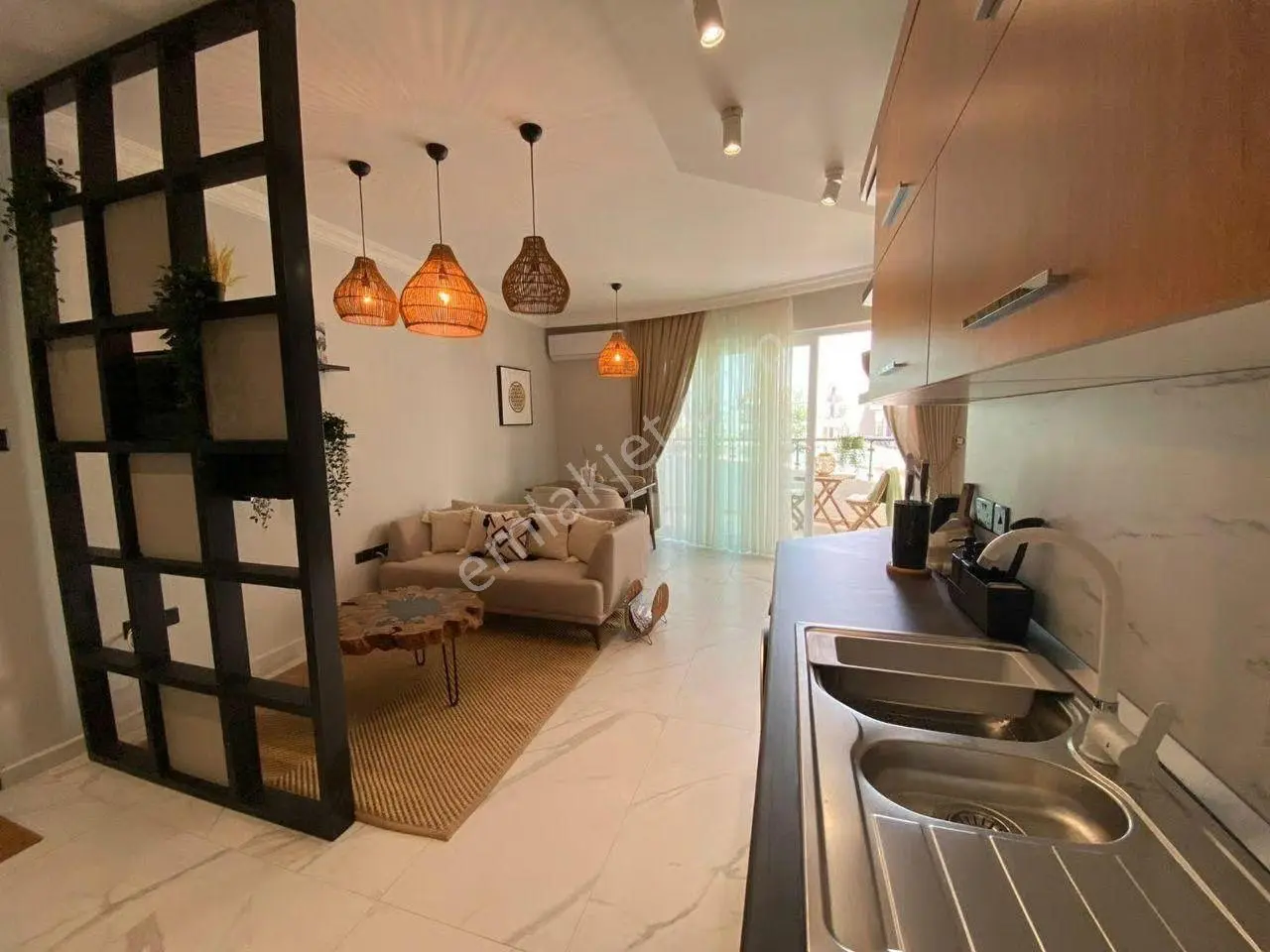 Girne Karaoglanda - Elite Site İcerisinde 1+1 Bahce Kat Daire - Görsel 3