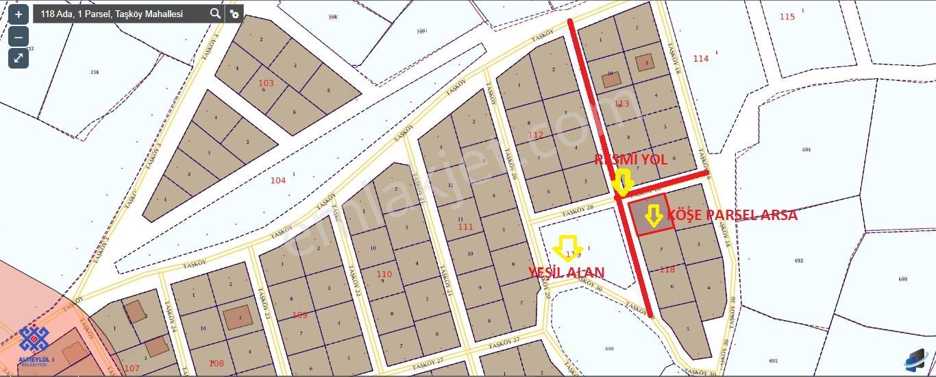 Hega'dan Parlayan Yıldız Taşköy Mahallesinde Satılık Arsa - Görsel 3