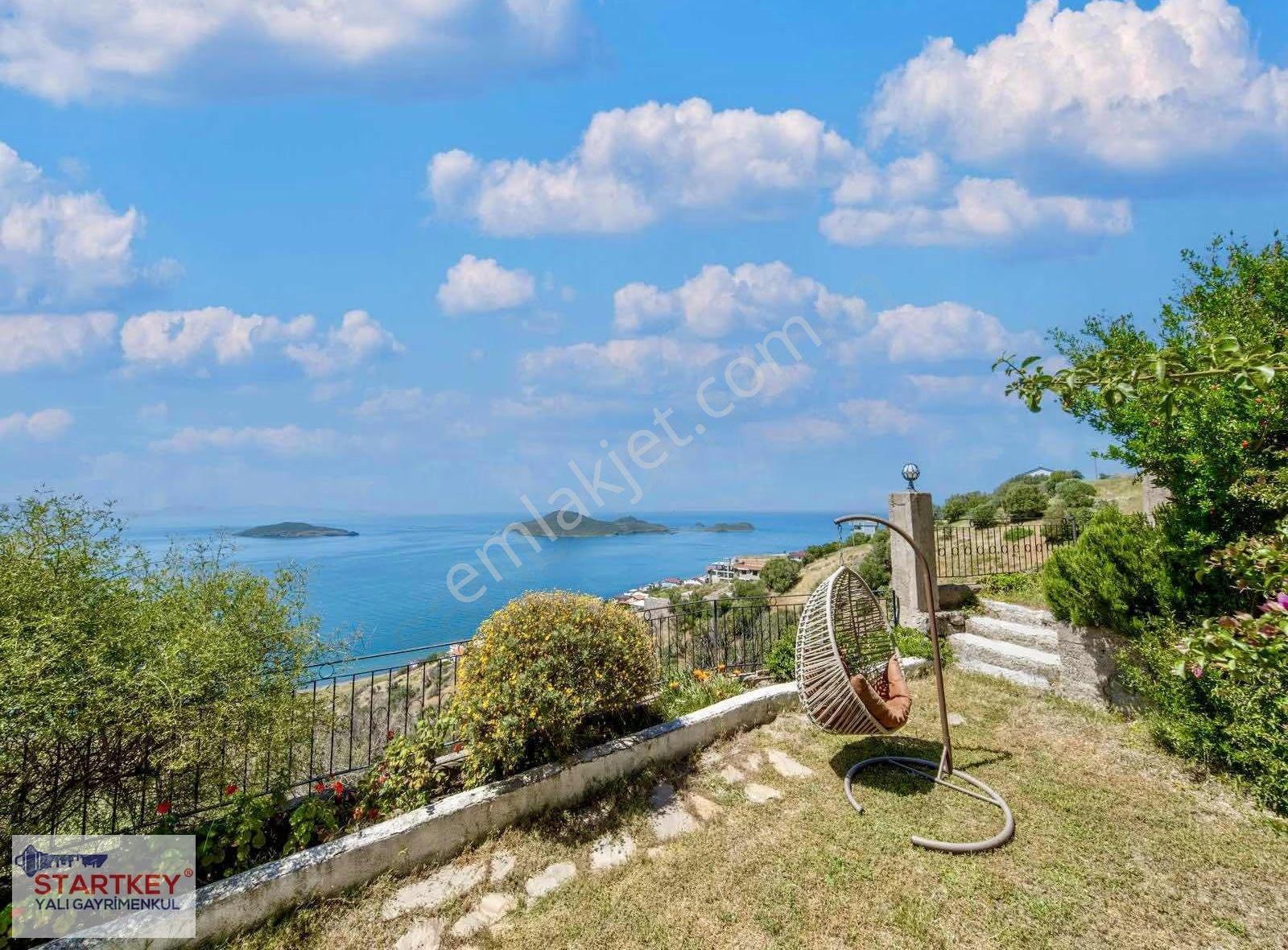 Çandarlı Da Panoramik Deniz Manzaralı Satılık Dubleks Villa