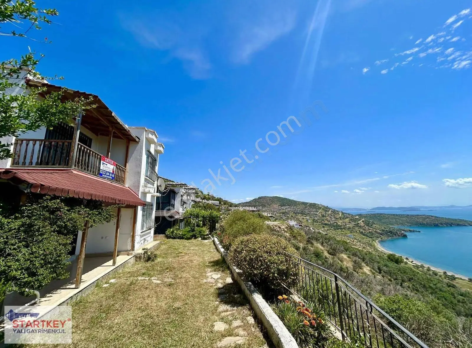 Çandarlı Da Panoramik Deniz Manzaralı Satılık Dubleks Villa - Görsel 2