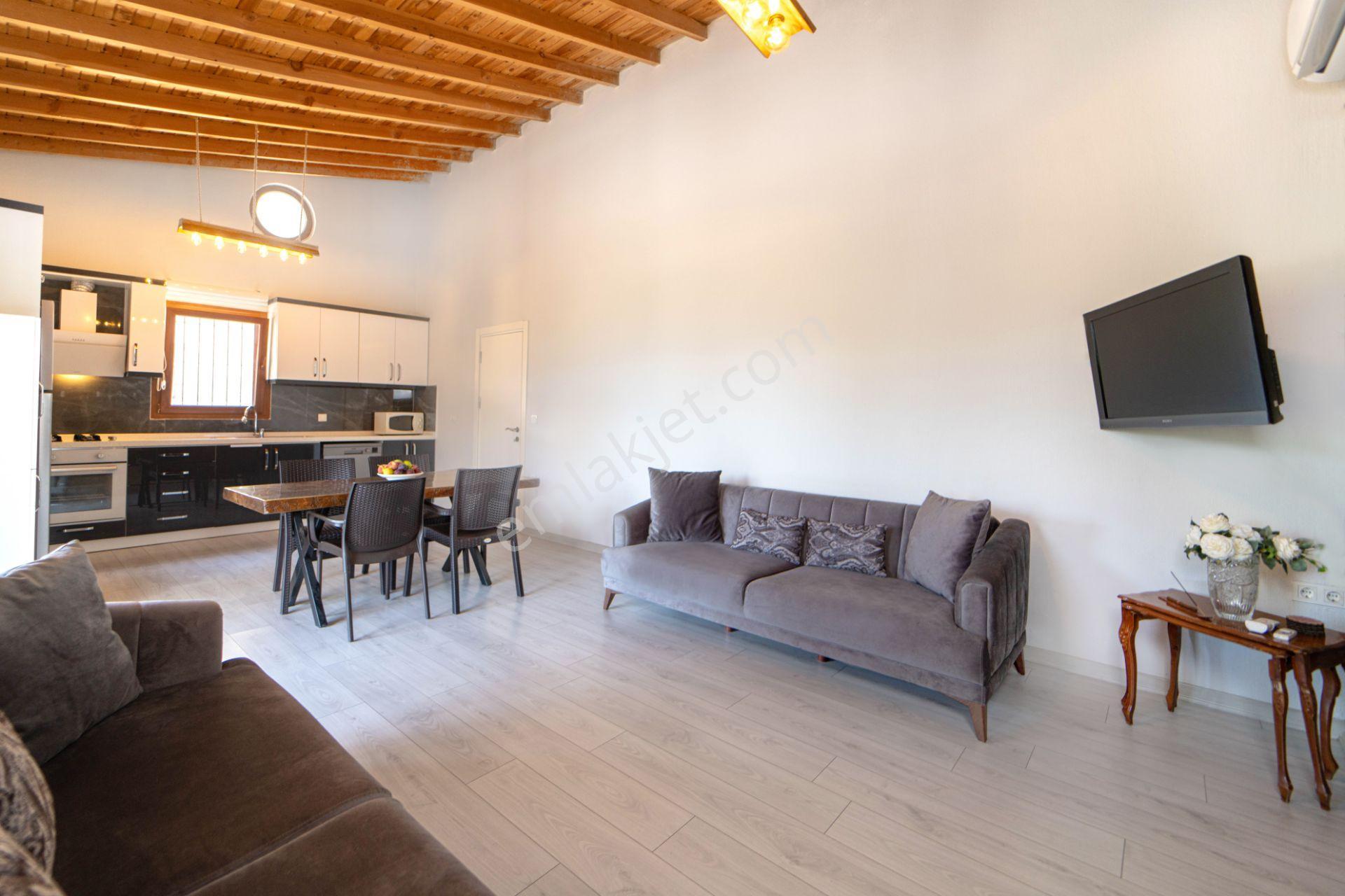 Goldhouse Dan Kiralık Fethiye İncirköy’de 2+1 Taş Villa - Görsel 5
