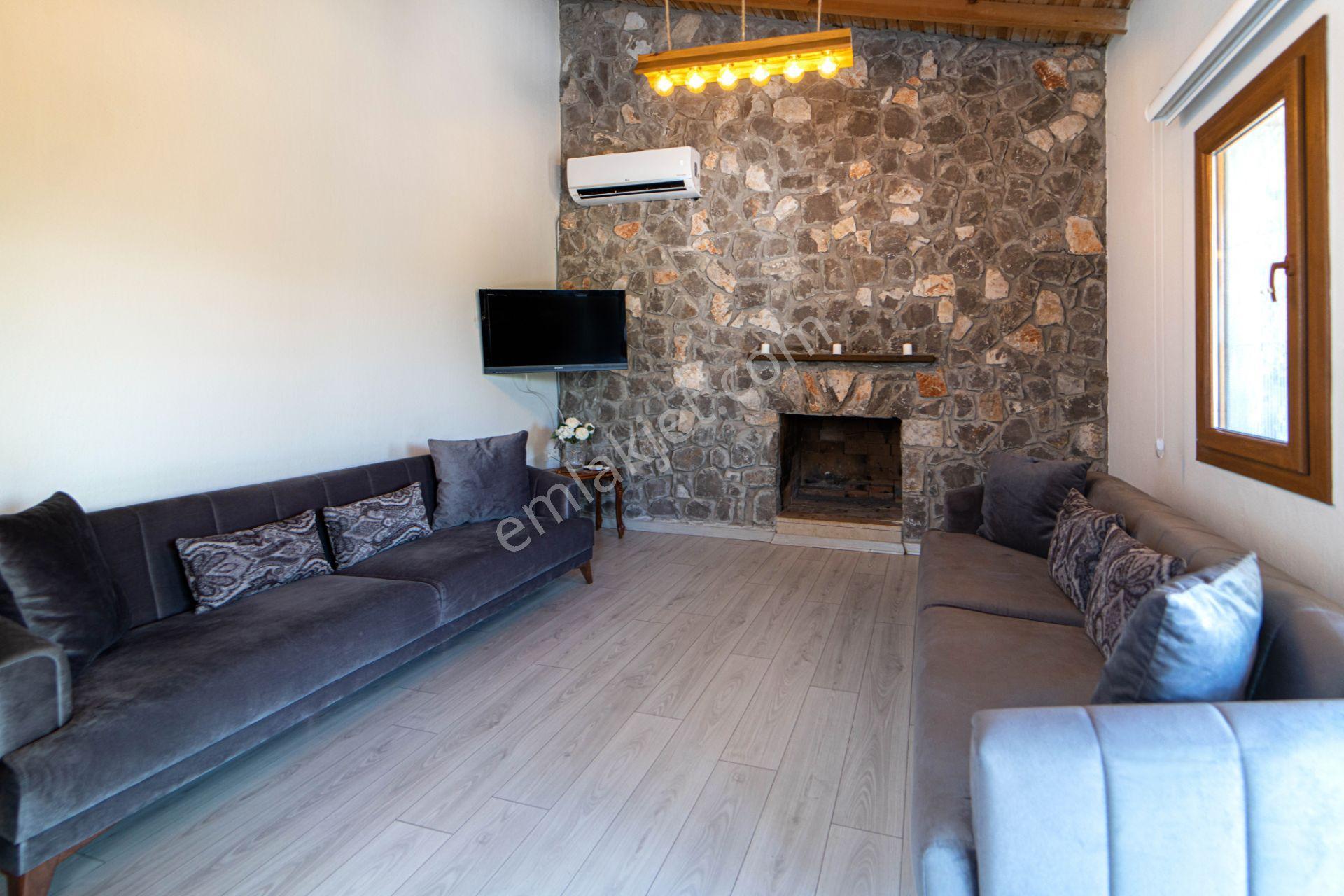 Goldhouse Dan Kiralık Fethiye İncirköy’de 2+1 Taş Villa - Görsel 8