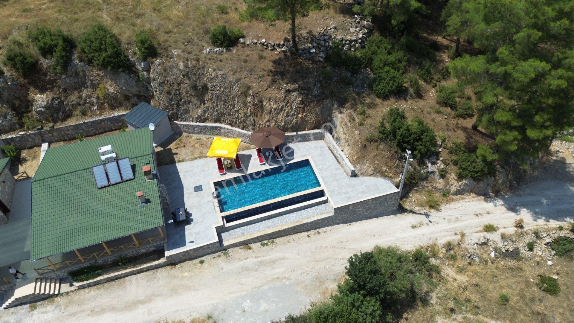 Goldhouse Dan Kiralık Fethiye İncirköy’de 2+1 Taş Villa - Görsel 29