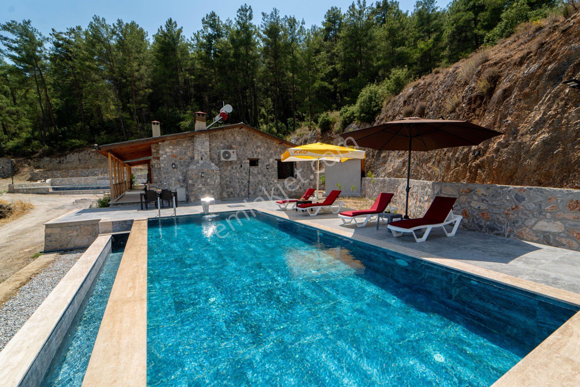 Goldhouse Dan Kiralık Fethiye İncirköy’de 2+1 Taş Villa - Görsel 23