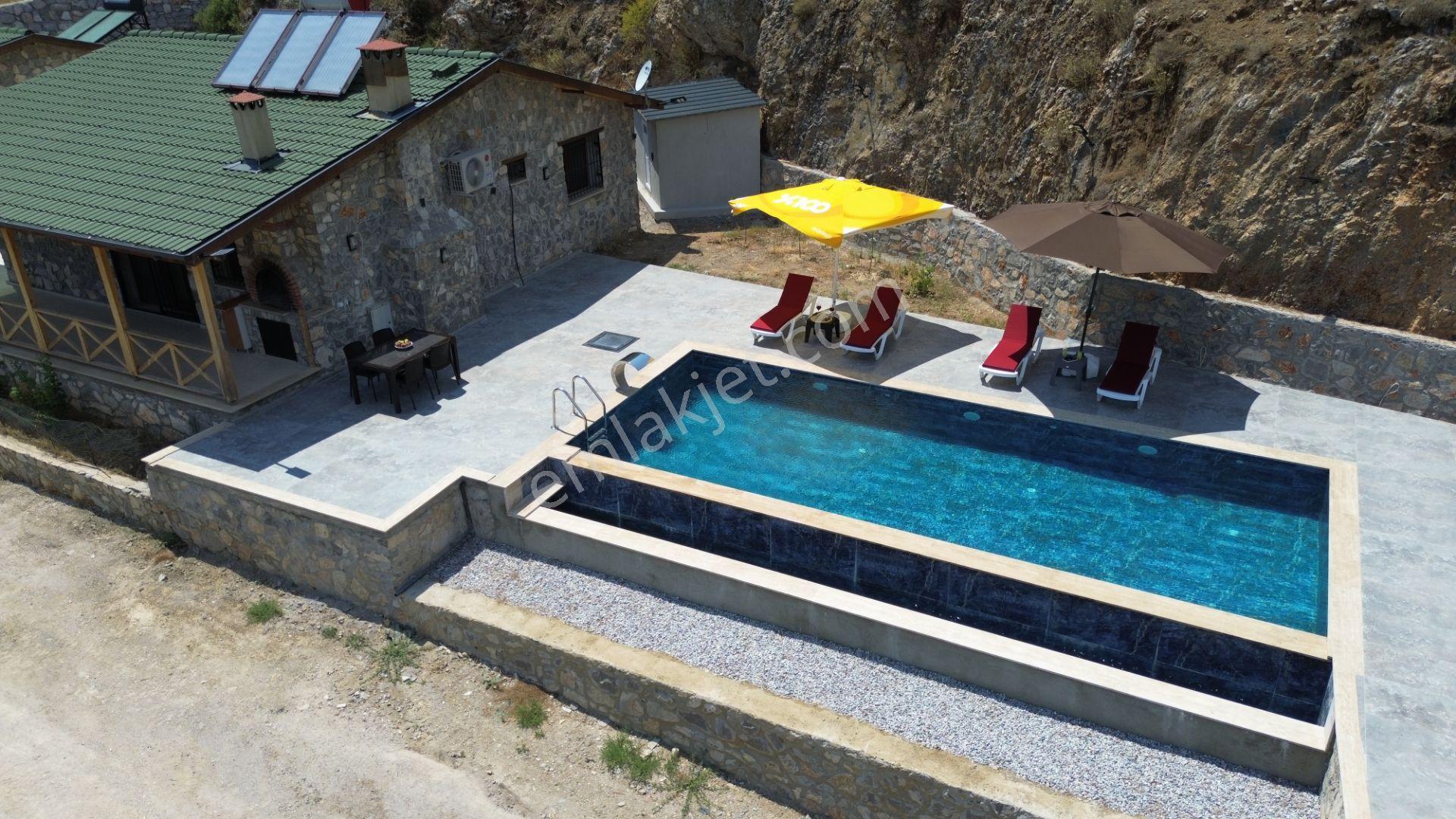Goldhouse Dan Kiralık Fethiye İncirköy’de 2+1 Taş Villa - Görsel 27