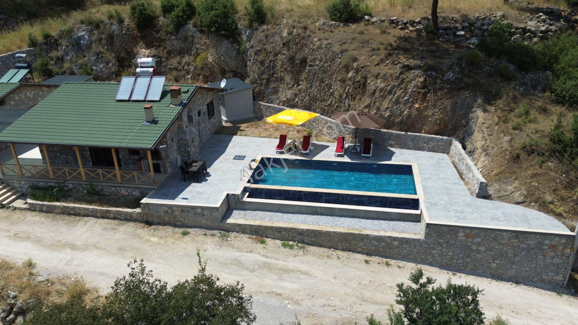 Goldhouse Dan Kiralık Fethiye İncirköy’de 2+1 Taş Villa - Görsel 30