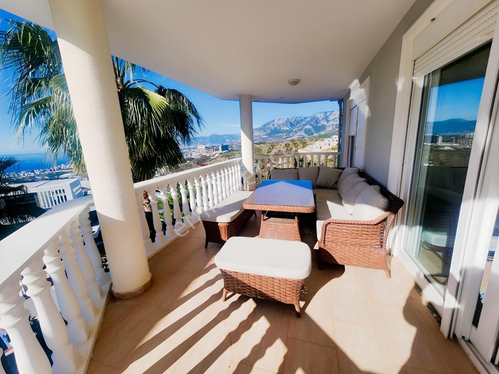 Alanya Kargıcak Deniz Kale Manzaralı Muhteşem Villa Kiralıktır - Görsel 21