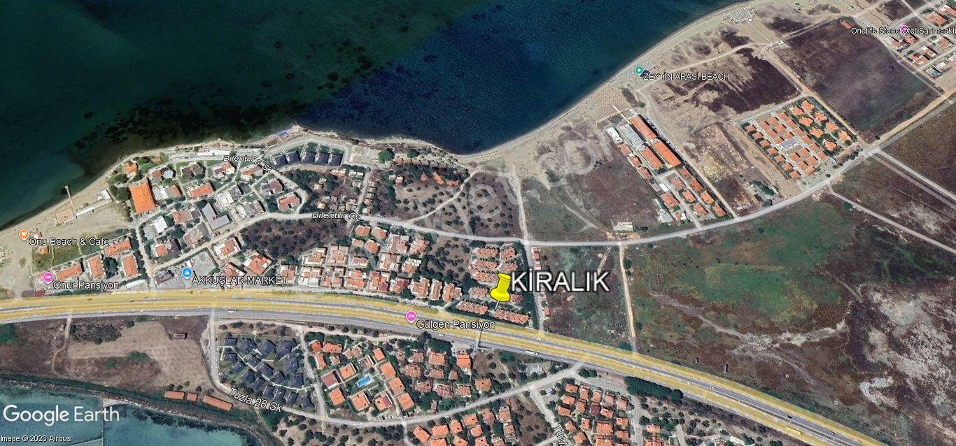 Ayvalık Sarımsaklı Bilentur Mevkiinde Kiralık 3+1 Tripleks Villa - Görsel 4