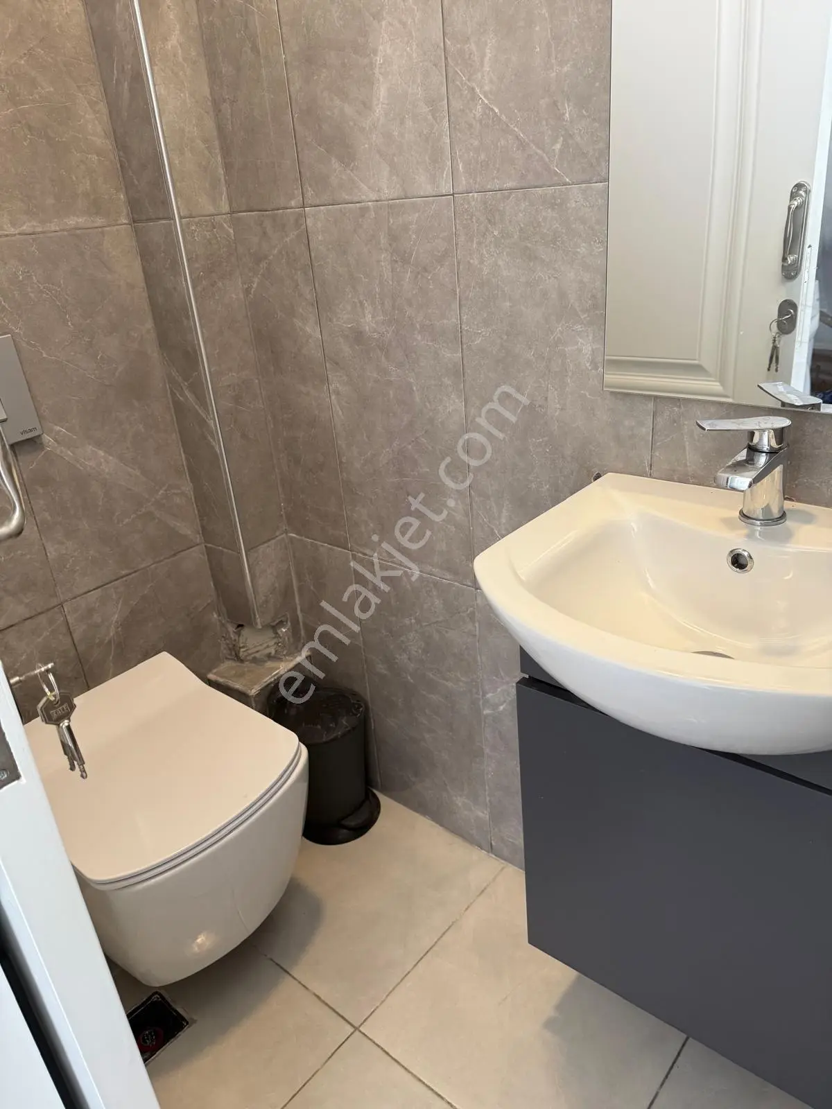 Alanya Türkler Tatil Sitesinde 2+1 Müstakil Ev Sıfır Tadilatlı - Görsel 20