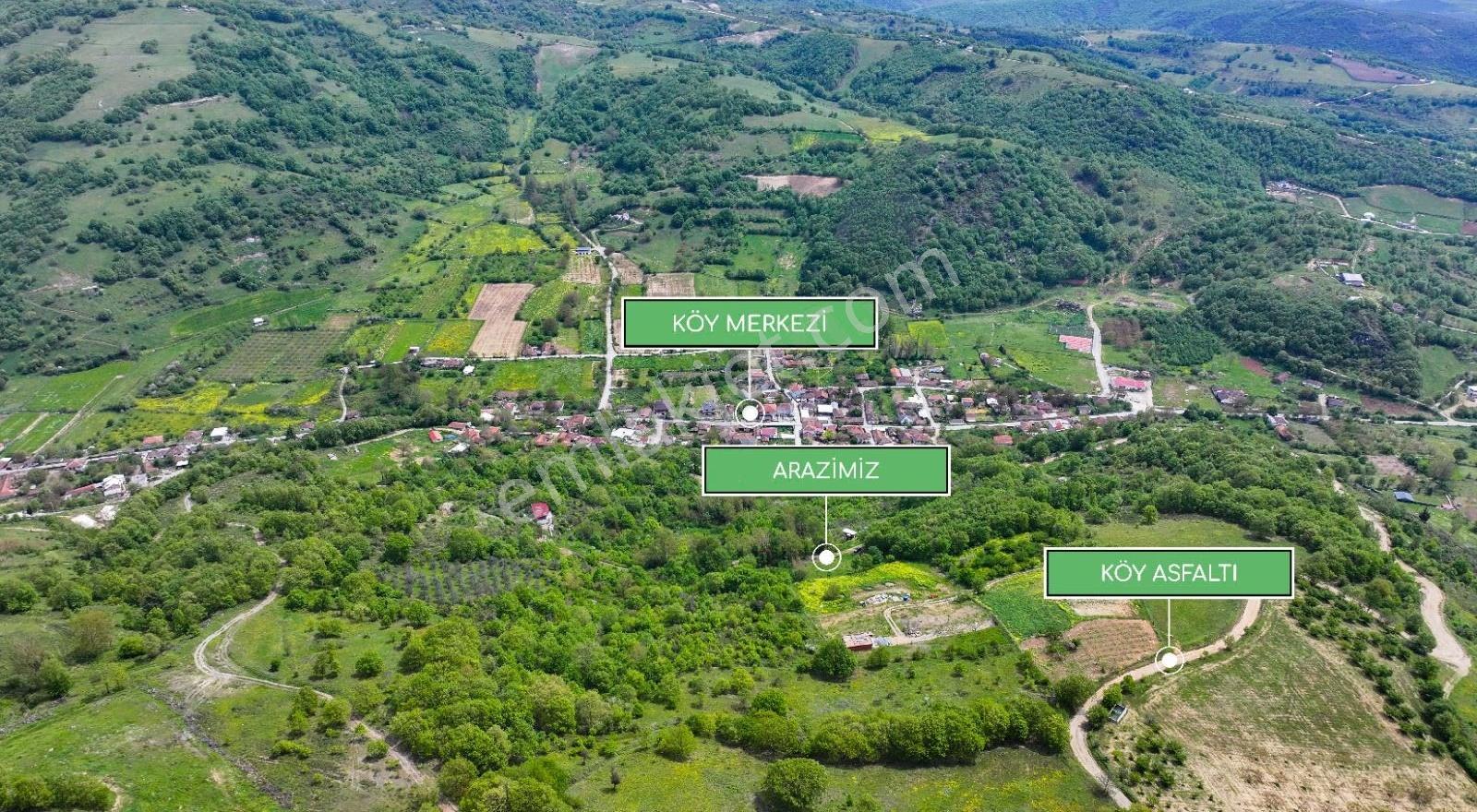 Bursa İznik Bayındır Da Köy Merkezine Yakın Satılık 701 M2 Bağ