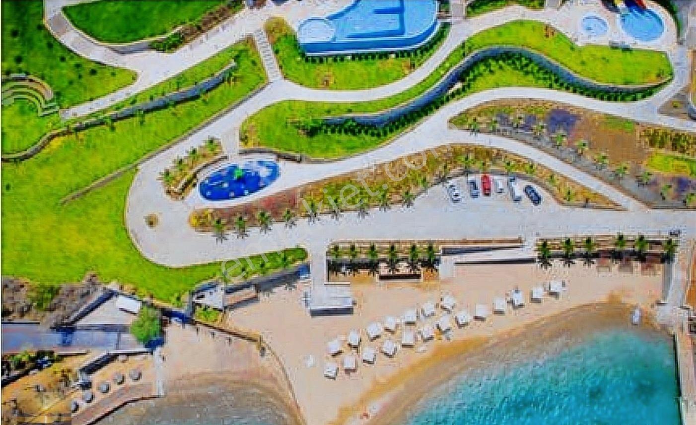 Denize Sıfır Özel Plajlı Sitede Satılık Yeni Ev Full Eşyalı - Görsel 12