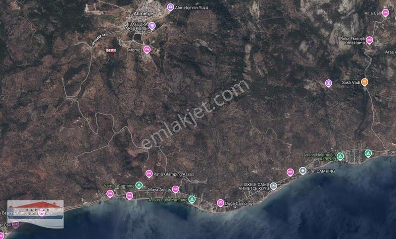 Ayvacık Ahmetçe Köyü, Deniz Geören, Elektrik Suyu Olan Tarla - Görsel 2