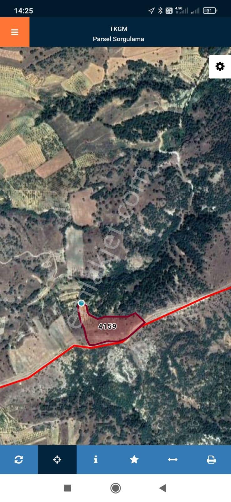 Kütahya Şaphanede 14505 M2 Kadastral Yolu Olan Yerlesıme Yakın - Görsel 14