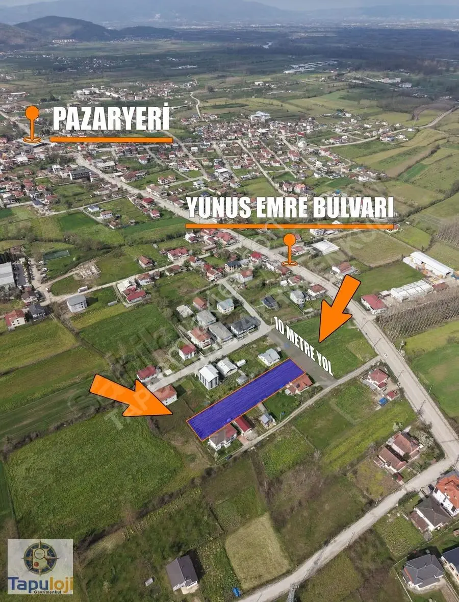 Düzce Gölyaka'da Satılık 1904 M² Arsa