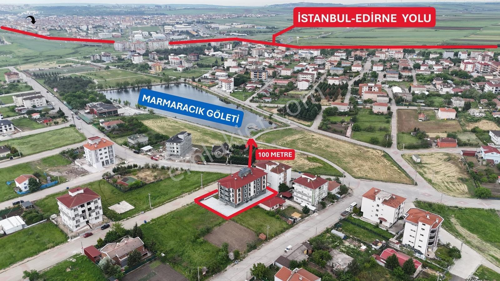 Ergene Marmaracık Mh. Gölete 100 Metre Satılık 2+1 Sıfır Daire - Görsel 34