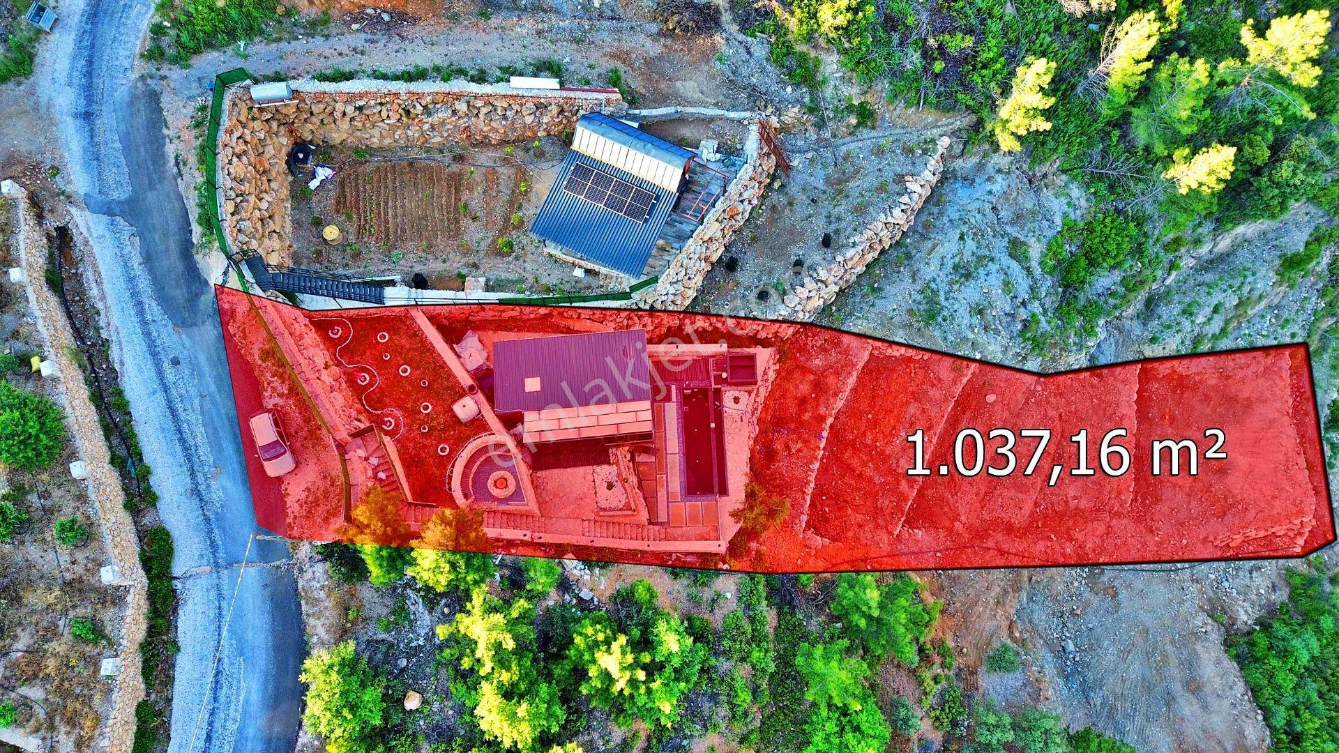 Alanya Üzümlüde Satılık 1.037 M2 Baraj Manzaralı Müstakil Arsa - Görsel 3
