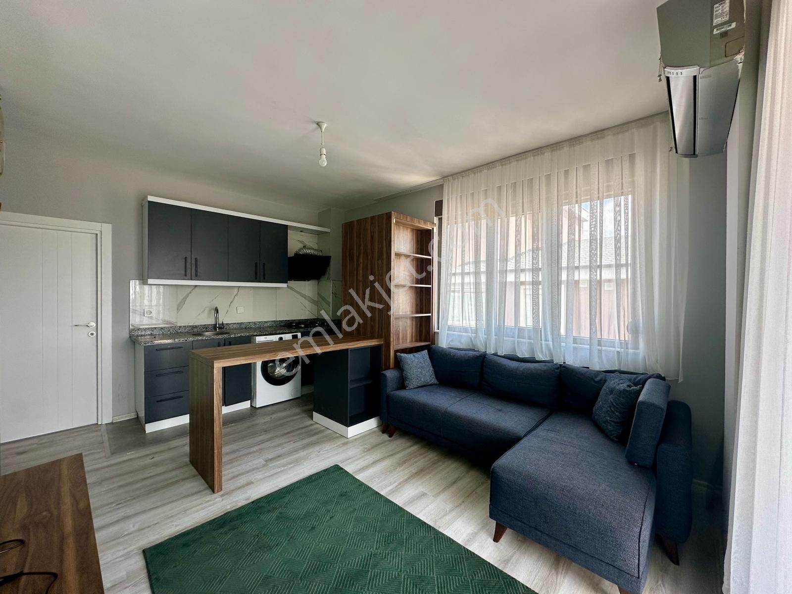 Bahçeyakada Mobilyalı 1+1 Modern Kiralık Daire - Görsel 3