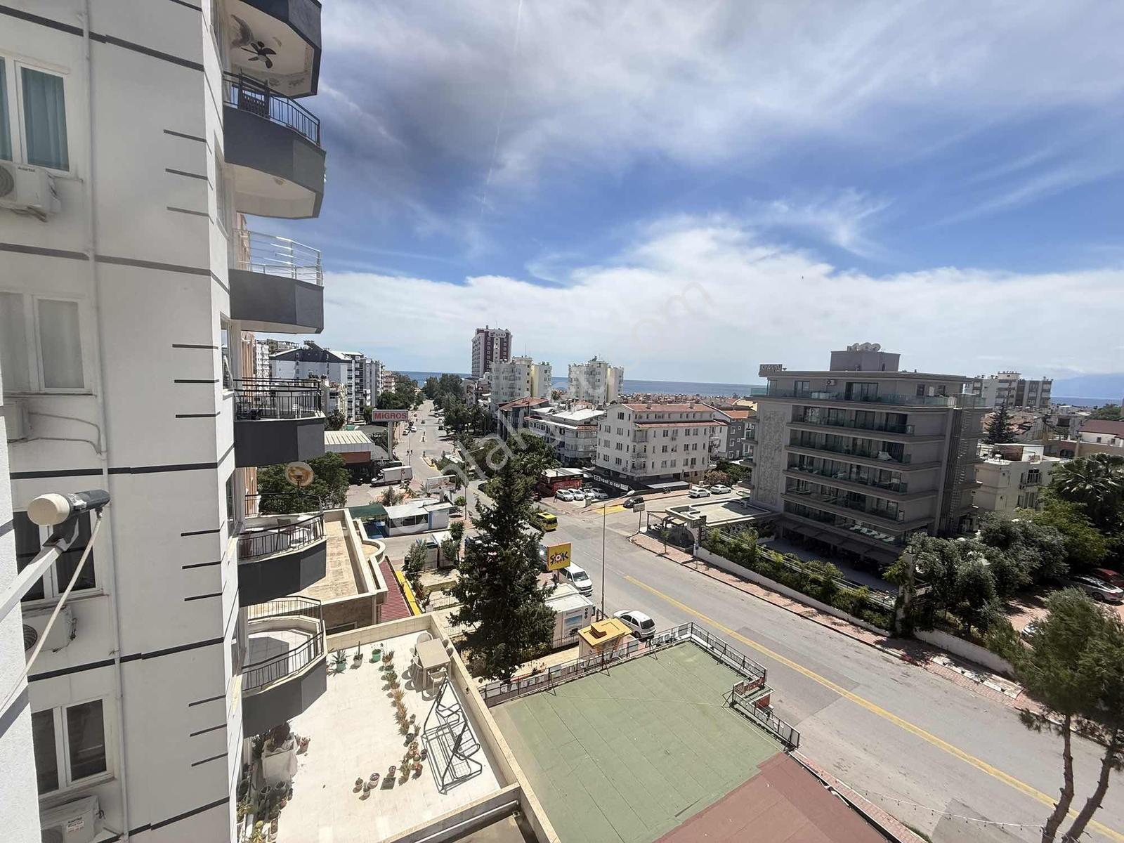 Güzelobada Deniz Manzaralı Katta Eşyalı 2+1 Kiralık Daire - Görsel 25