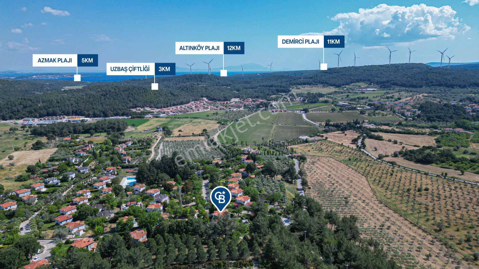 Kuşçular Yeşiloba Sitesinde Doğa İçinde Müstakil Satılık Villa - Görsel 35