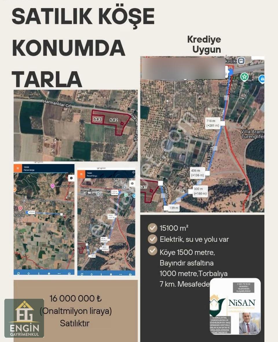 Aslanlar Köyünde Köşe Tarla