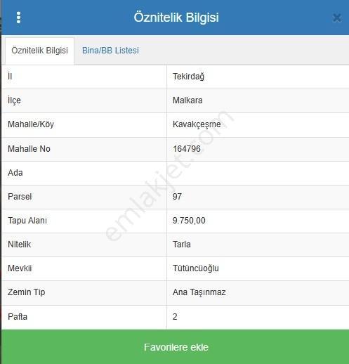 C21nexar - Malkara Gişeleri Yakını Kavakçeşme'de 9.750 M² Tarla - Görsel 5