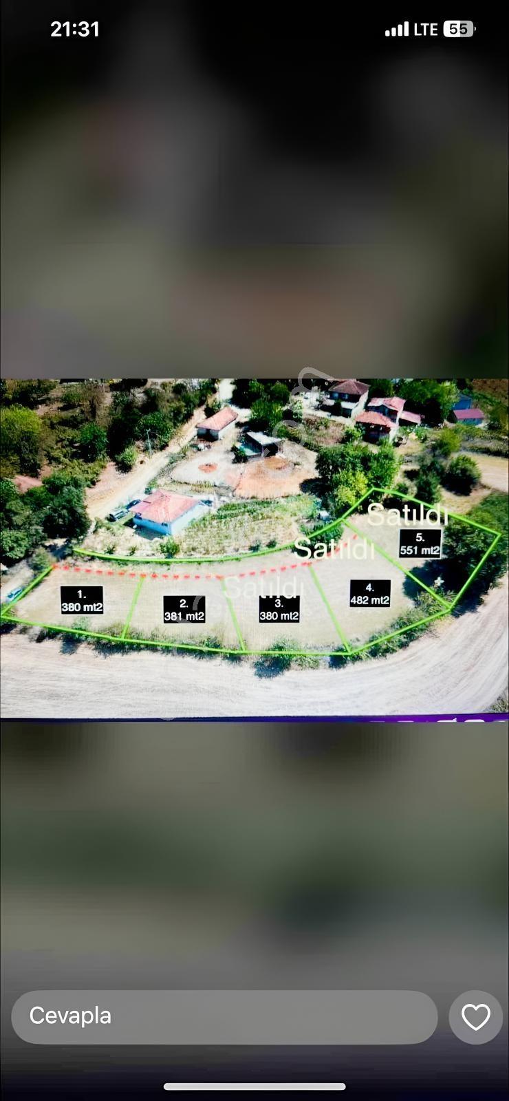 Sakarya Kaynarca Kırktepe Yola Cephe Son 2 Parsel Satılık
