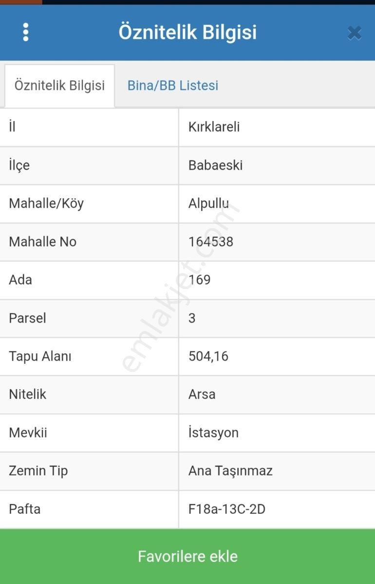 Kırklareli Babaeski Alpullu Da Ticari İmarlı Arsa - Görsel 9