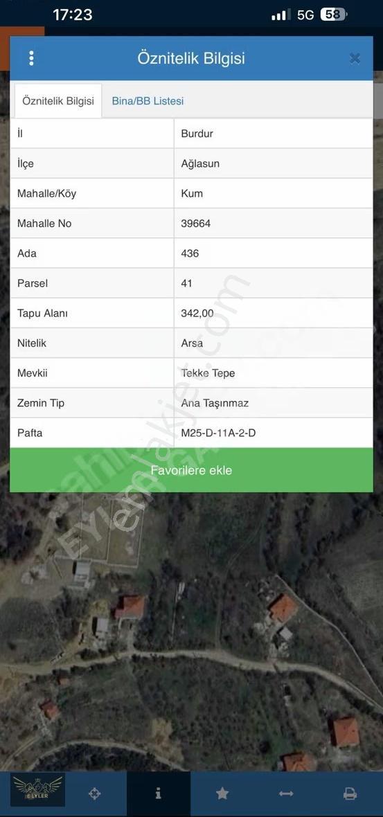 Burdur Ağlasun'da 342 M2 İmarlı Arsa - Görsel 4
