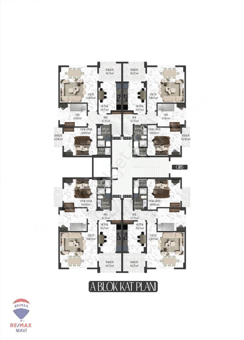 Re/max Moz 2+1 95m² Y. Isıtma 3.kat Tem E-5 Yht Osb 5dk Mesafede - Görsel 16