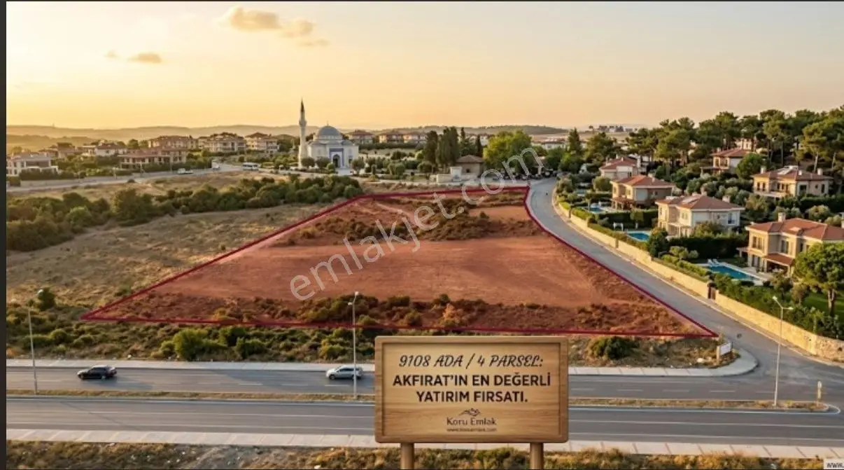 Koru Emlak'tan Akfırat Bulvar Cepheli 1560 M2 Yatırımlık Arsa